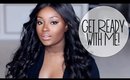 Get Ready with Me | Flawless Glowy Skin + Curling My Wright Way of Hair!