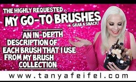 As Requested! | My Go-To Brushes & An In-Depth Description of Each! | Grab a Snack! | Tanya Feifel