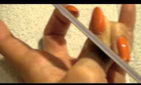 How To File Your Nails Pointy