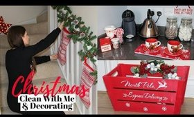 Saturday Clean With Me & Decorating For Christmas | DIY Poundland Garland