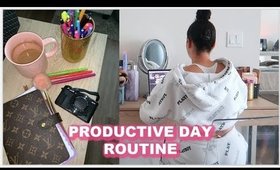 A PRODUCTIVE DAY ROUTINE & HOW I PLAN MY WEEK