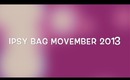 Ipsy Bag november 2013