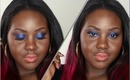 Christmas/Holiday Look #1: Ocean Blue Eyes and Nude Lips