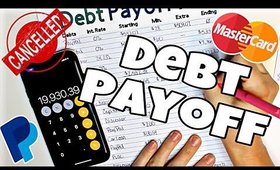 December DEBT Update//January Debt PAYOFF Plan