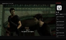 Girl plays UNCHARTED 2 Among thieves  LIVE.The "i suck!" Edition Play thru. 1