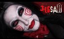 Jigsaw puppet makeup tutorial / Billy SAW Scary horror make-up for Halloween