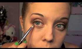 Back to School: Bronze with a bit of plum make-up tutorial.