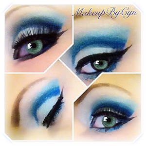 Playing around with my new illamasqua eyeshadow :)