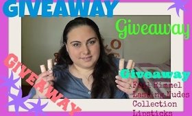 Full Rimmel Lasting Nudes Collection Lipsticks Giveaway