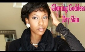 MakeUP Tutorial| Dry Skin Glowing Goddess