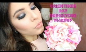 Valentine's Day Drugstore Makeup Tutorial | Purple, Silver & Brown.