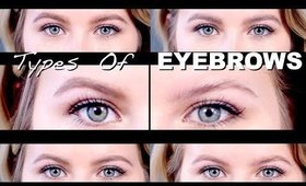 Eyebrows Six Different Ways | Milabu