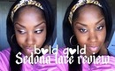 Sedona Lace Gel Liner Review + Bold Gold Look