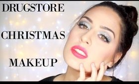 DRUGSTORE CHRISTMAS MAKEUP TUTORIAL!