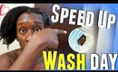 Speed Up Your 4c NATURAL HAIR Wash Day Routine | Hair Rinse Tip