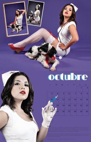 Me on the Proyect Pinup calendar