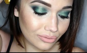 Metallic Spring Greens & Pinky Nude Lips | thatgirlshaexo