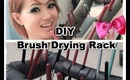 How To: DIY Make Up Brush Drying Stand/ Rack