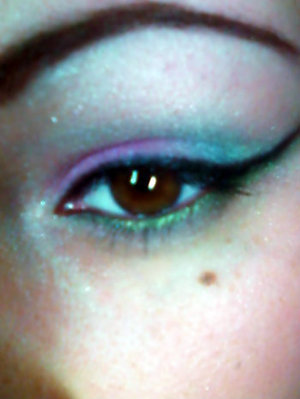 A shimmery, tea party inspired blend of color.