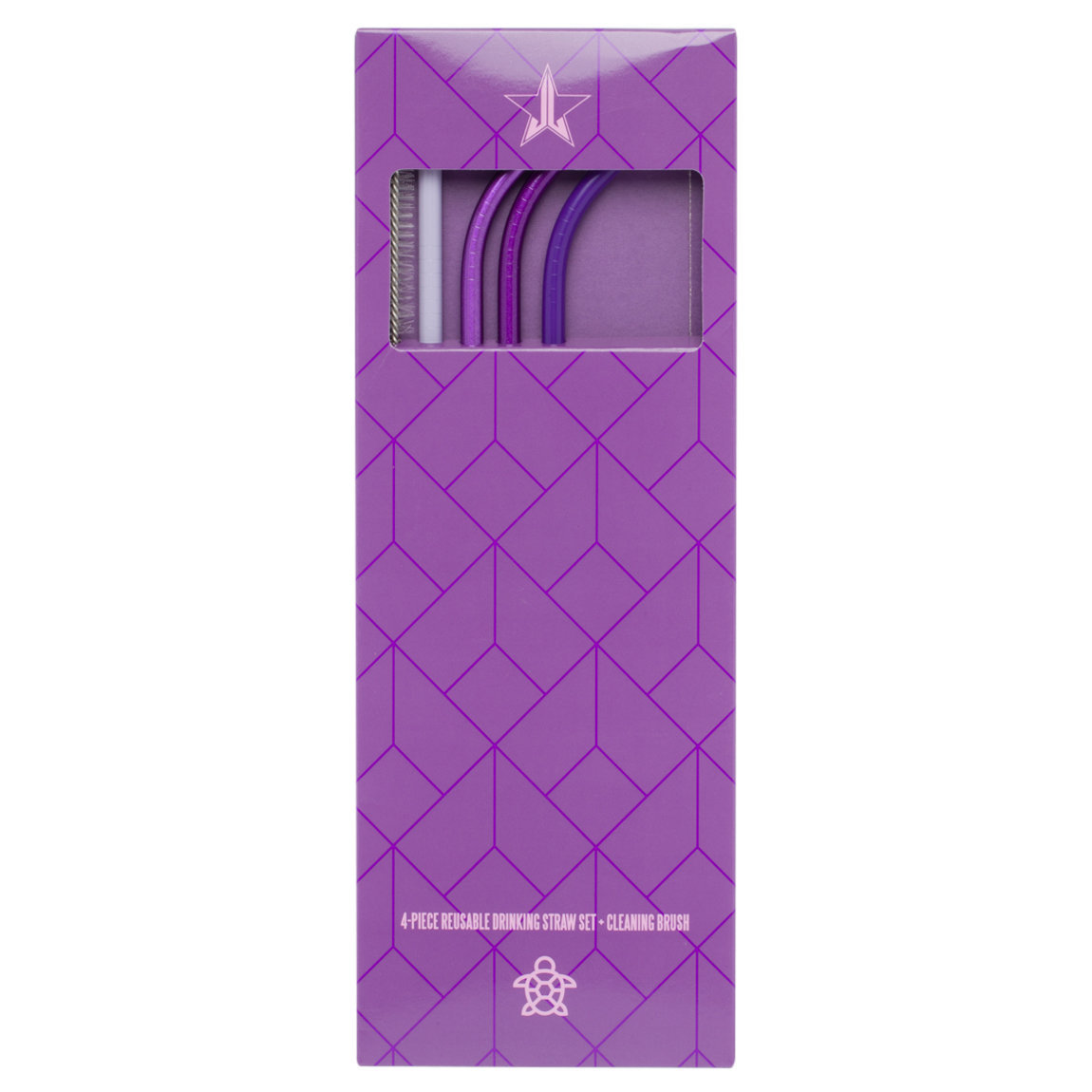 Jeffree Star Cosmetics Metal Straw 4-Pack Purple alternative view 1 - product swatch.