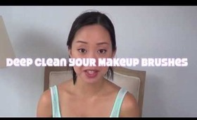 How to Deep Clean Makeup Brushes Featuring Sigma Spa Glove