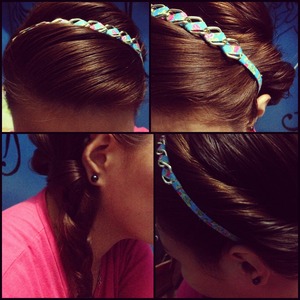 Side braided with hairband
