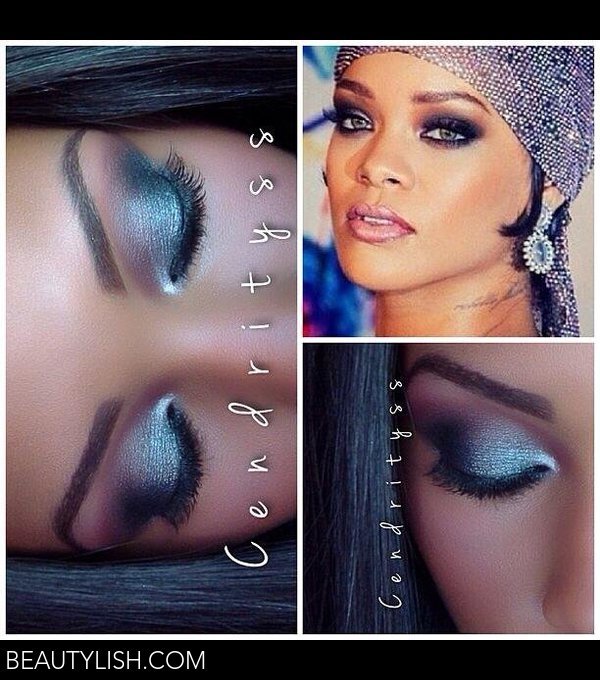 Rihanna Makeup Tutorial Cfda 2014 Awards Csyl Cs Photo Beautylish 4622