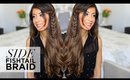 Side Fishtail Braid Hairstyle