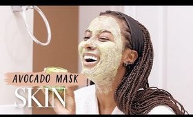 I TRIED A NEW SKIN CARE MASK! | Kiehl's Nourishing Avocado Mask | Ad