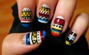 Tribal Aztec Nails