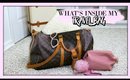 WHAT IS INSIDE MY BAG: LOUIS VUITTON KEEPALL 50
