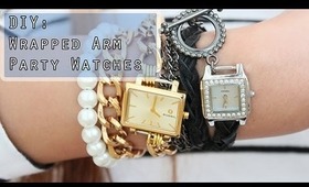 DIY: Wrapped Arm Swag Watches