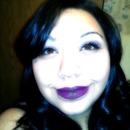 purple lips! 