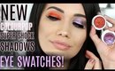 NEW Colourpop Supershock Shadows LIVE SWATCHING | 15 EYE SWATCHES!