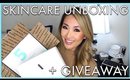 NEW SKINCARE GIVEAWAY + UNBOXING | hollyannaeree