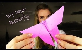 DIY Origami Butterfly Room Decor