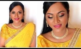 Traditional Reception Guest Makeup Look | Tamil Makeup Tutorial