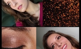 A New Years Makeup Tutorial:  Cranberries & Champagne