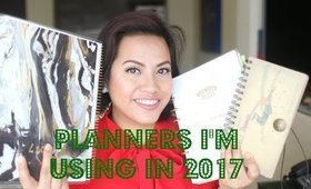 Planners I'm using in 2017