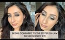Being compared to the sister in-law chit chat get ready with me silver smokey eye