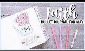 Faith Bullet Journal Set Up for May | Erin Condren Dot Grid Journal