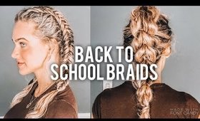 3 EASY BRAIDED HAIRSTYLES | INDIA BATSON