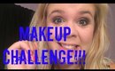 No Mirror Makeup Challenge!!
