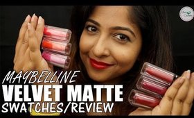 NEW Maybelline Velvet Matte Lip Polish SWATCHES