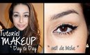 TUTORIEL MAQUILLAGE #LOOK3 " DAY TO DAY " ... sophistiqué Tuto EYE-LINER " oeil de biche " inside