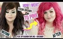 How I Went From Brown To Pink | How To Dye & Apply VP Fashion Tape Ins