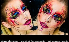 POLISH FACE NYX AWARDS - MASTER OF EYELINER - LIVE ART FACE