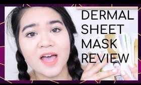 K-Skincare Review: Dermal Collagen Sheet Mask Set Review