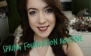 Spring 2013 Foundation Routine | Foundation for Oily, Acne Prone Skin!