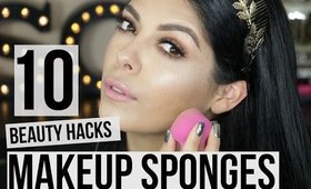 BEAUTY HACKS | 10 WAYS TO USE MAKEUP SPONGES | SCCASTANEDA